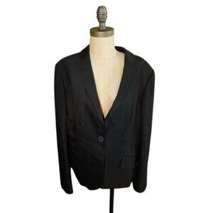 Chico's Size XL (3) Black STRETCH 2 Piece Suit Jacket + Matching Pants